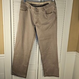 Hiltl Mens Gray Straight Leg 5 Pocket Jeans‎ 36x30